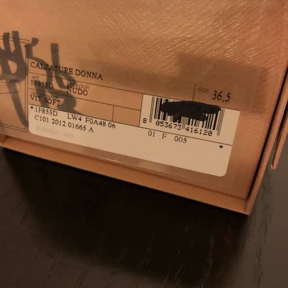 NIB PRADA Calzature bow ballet shoes size 6.5 - Picture 3 of 8